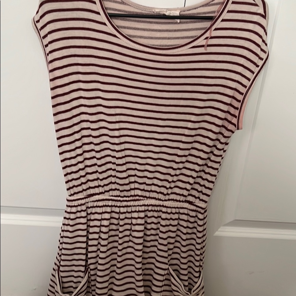 Striped mini dress